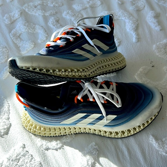 Adidas Parley X 4DFWD Shadow Navy White Running Shoes Men's Size 10. - Picture 8 of 11